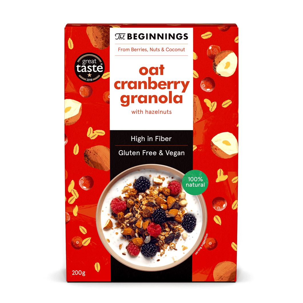 The Beginnings Oat Cranberry Granola, 200g