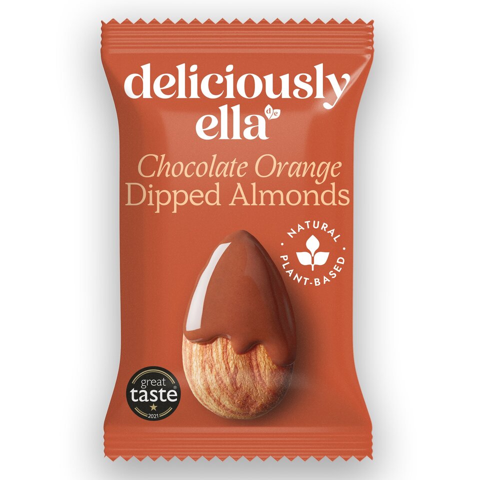 Deliciously Ella Chocolate Orange Dipped Almonds, 27g