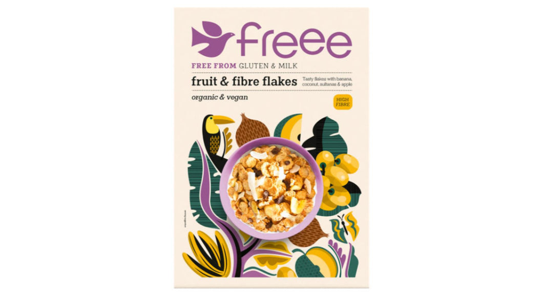 Doves Farm Freee Fruit & Fibre Flakes Gluten Free, 375g