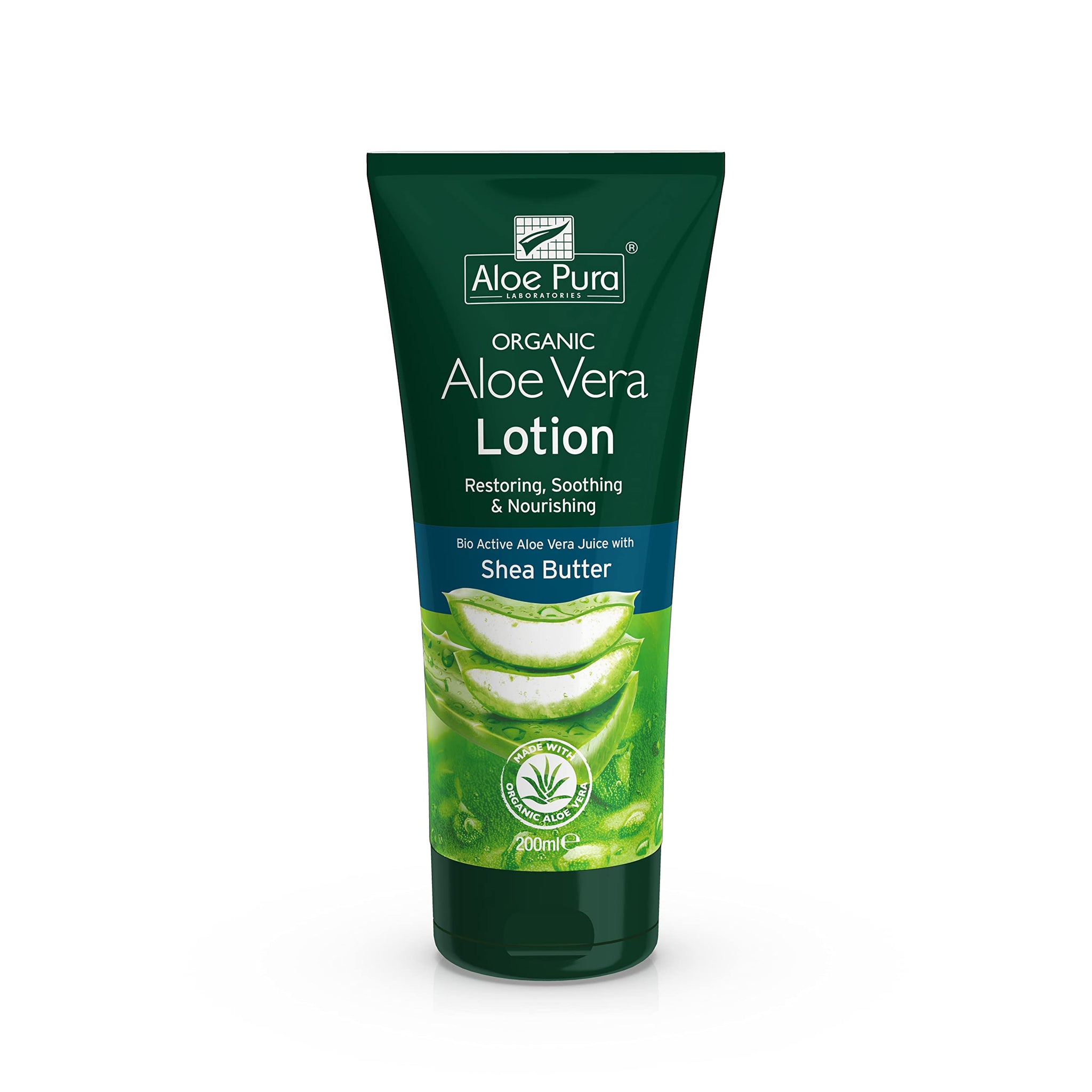 Aloe Pura Organic Aloe Vera Lotion With Shea Butter & Vitamin E, 200ml -  Shop Now