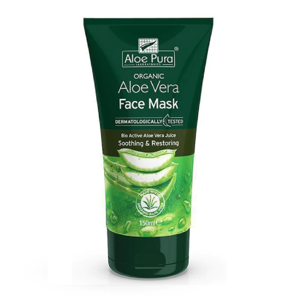 Aloe Pura Organic Aloe Vera Face Mask, 150ml - Shop Now