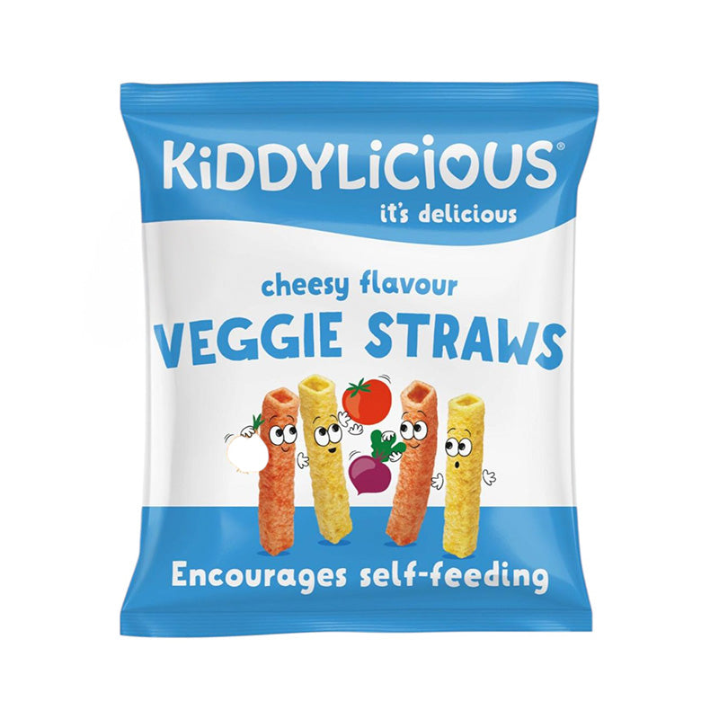 Kiddylicious Veggie Straws Cheese Flavour, 12g