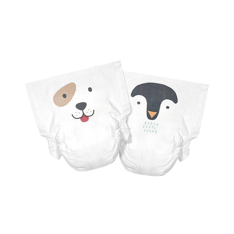 Kit & Kin Eco Nappies Dog & Penguin, Size 6 (14kg+) 24-pack