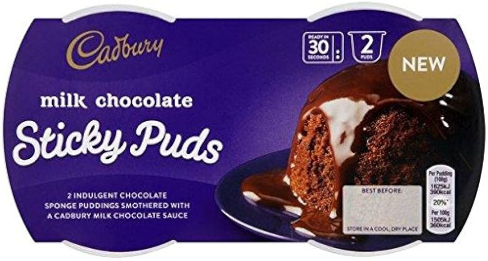 Cadbury Sticky Puds 2x95g