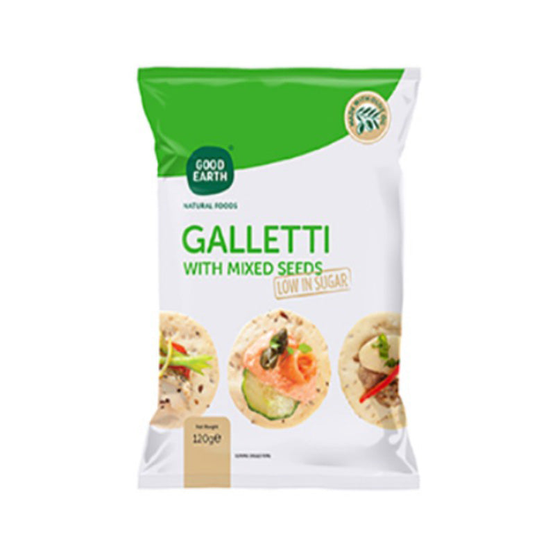 Good Earth Galletti with Mixed Seeds, 120g