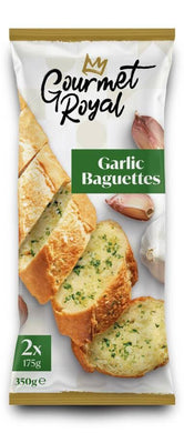 Gourmet Royal Garlic Baguette 2x175g Meats & Eats