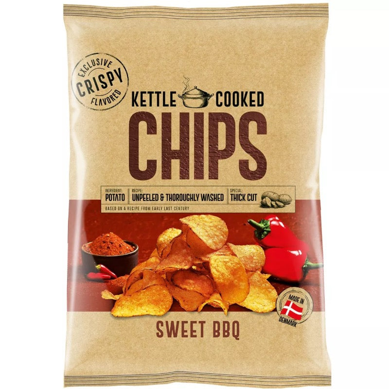 Kettle Cooked Chips Sweet BBQ, 150g