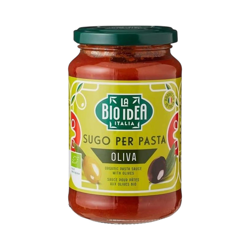 La Bio Idea Organic Pasta Sauce With Olives, 340g