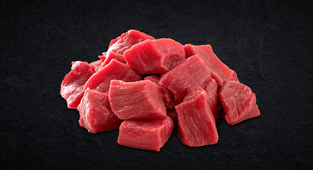 Fresh Dutch Charolais Beef Rump Diced, 500g