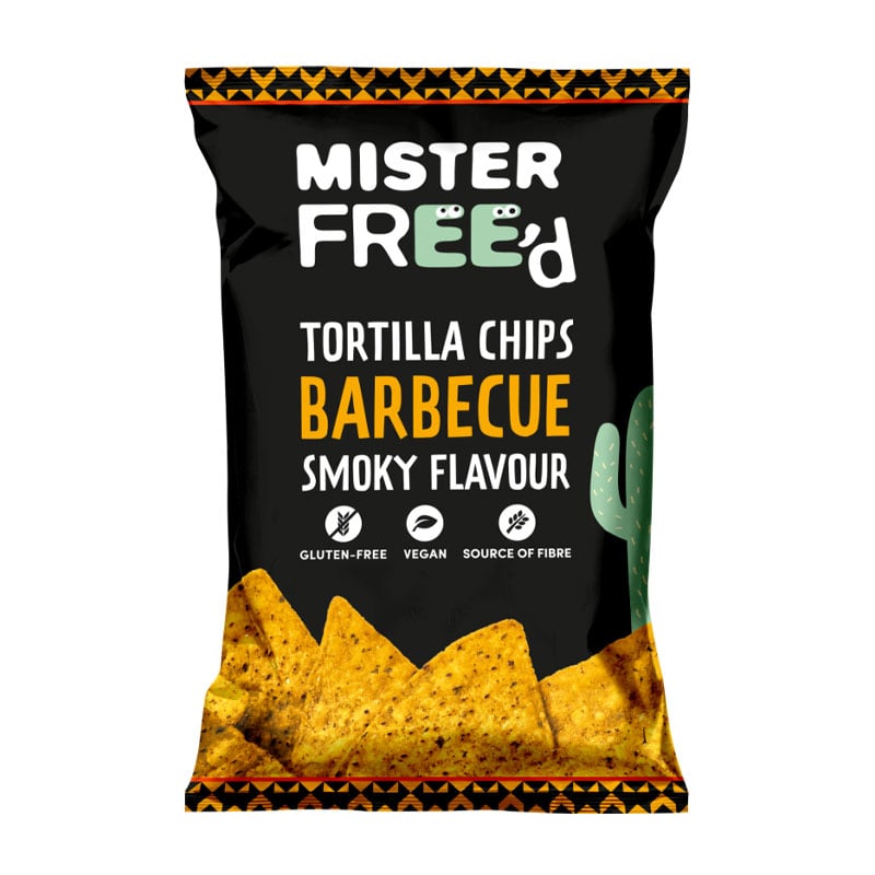 Mister Free'd Barbecue Tortilla Chips, 135g