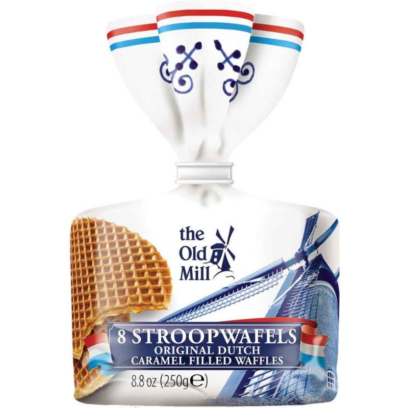 The Old Mill 8 Stroopwafels, 250g