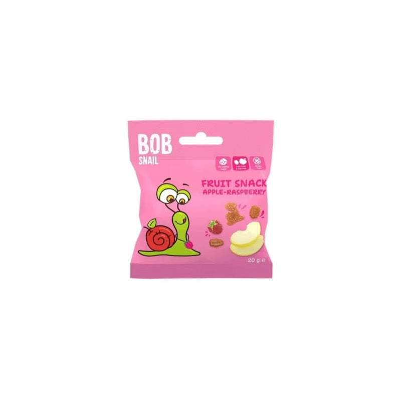 Bob Snail No Added Sugar Fruit Snack Apple Raspberry, 20g