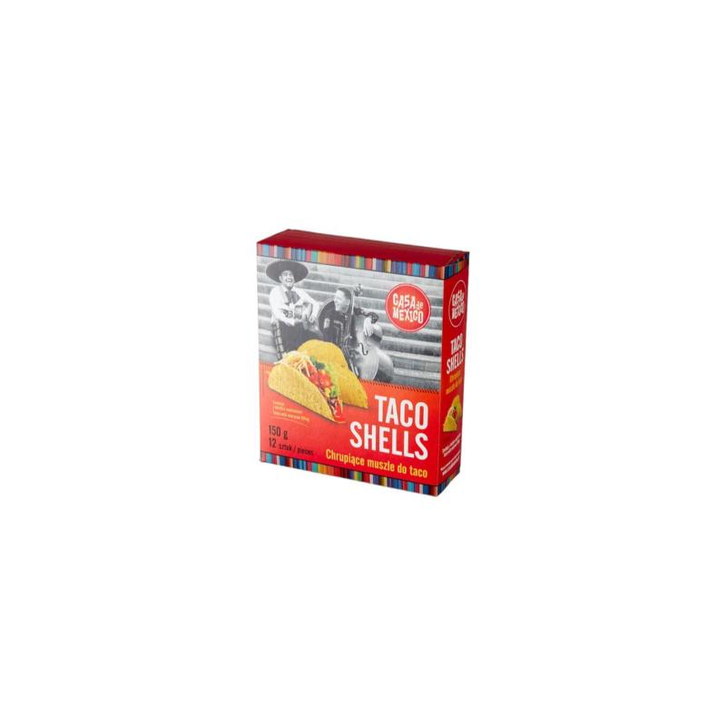 Casa De Mexico Taco Shells, 150g X 12
