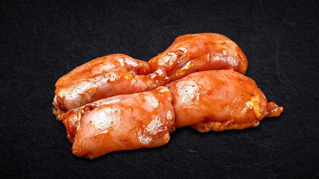 Fresh Marinated Boneless Chicken Thighs Fajita, 500g
