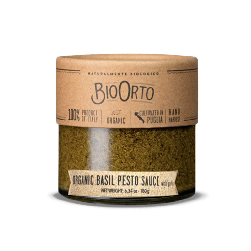 BioOrto Organic Basil Pesto, 212ml