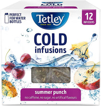 Load image into Gallery viewer, Tetley Cold Infusions x12
