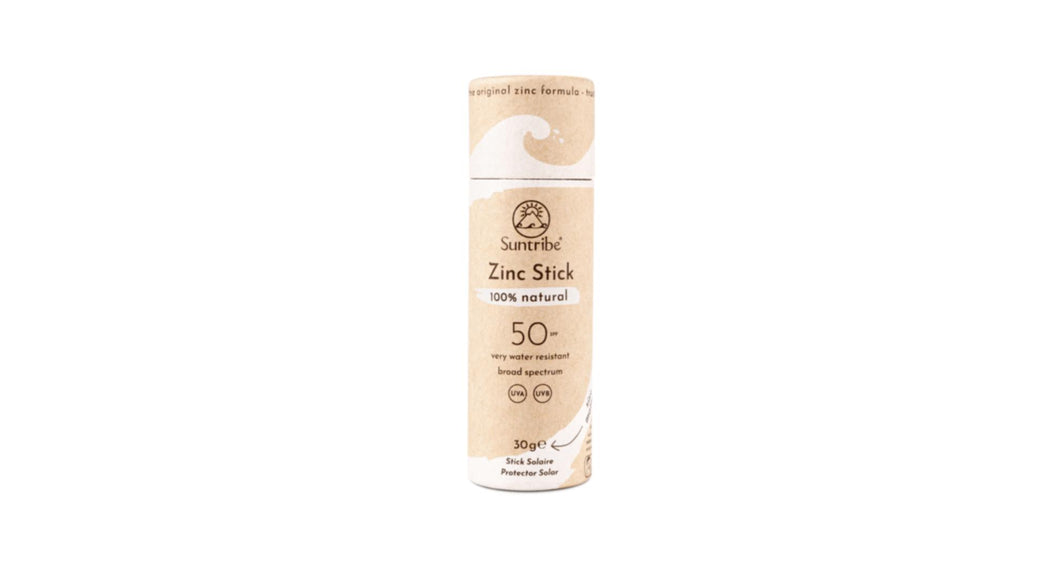 Suntribe Organic Mineral Zinc Sun Stick Original White SPF50, 30g