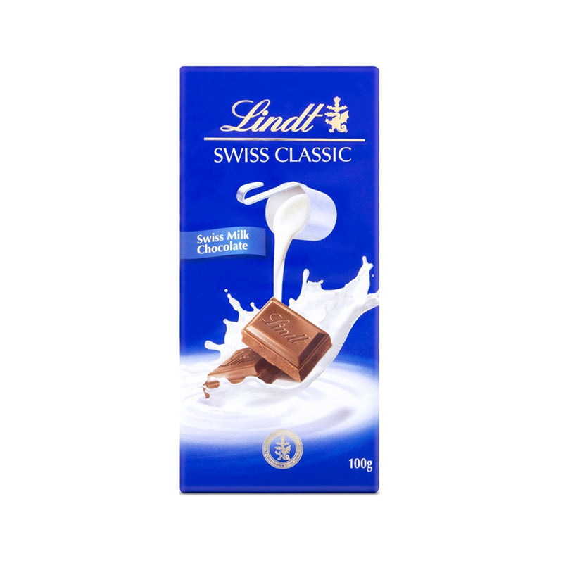 Lindt Swiss Classic Chocolate Bar, 100g