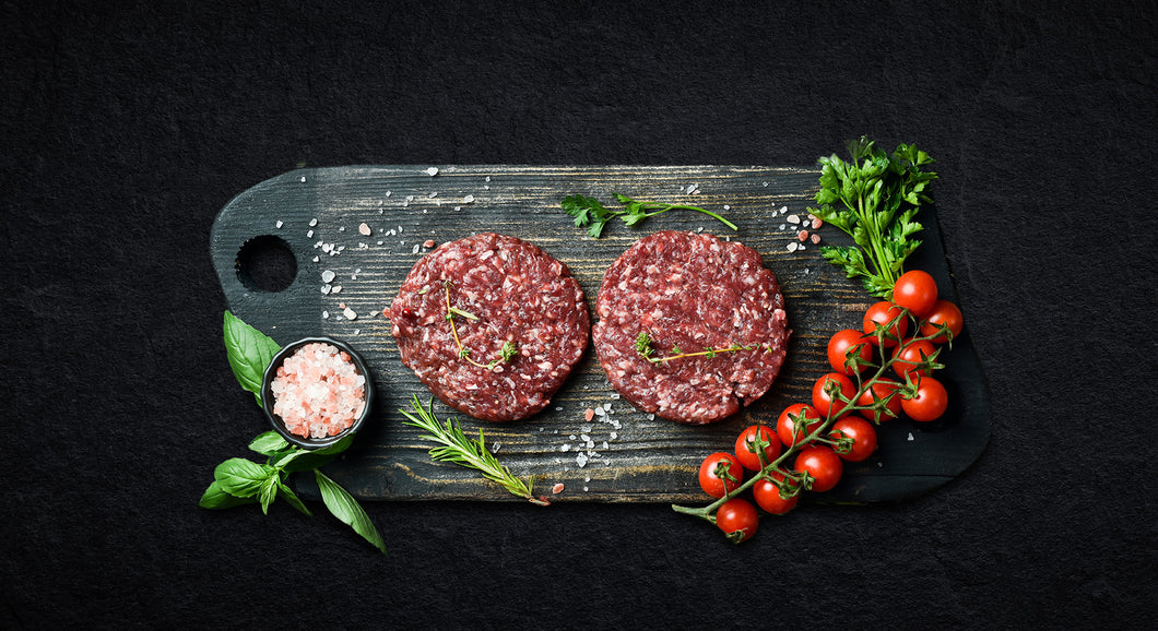 Fresh Marinated Lamb Burgers, x2