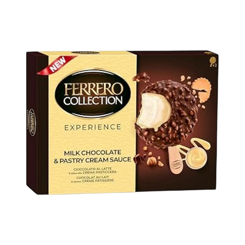 Ferrero Collection Milk Chocolate & Pastry Cream Sauce, 3 x 46g