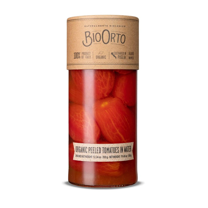 BioOrto Organic Whole Peeled Tomatoes in Water, 580ml