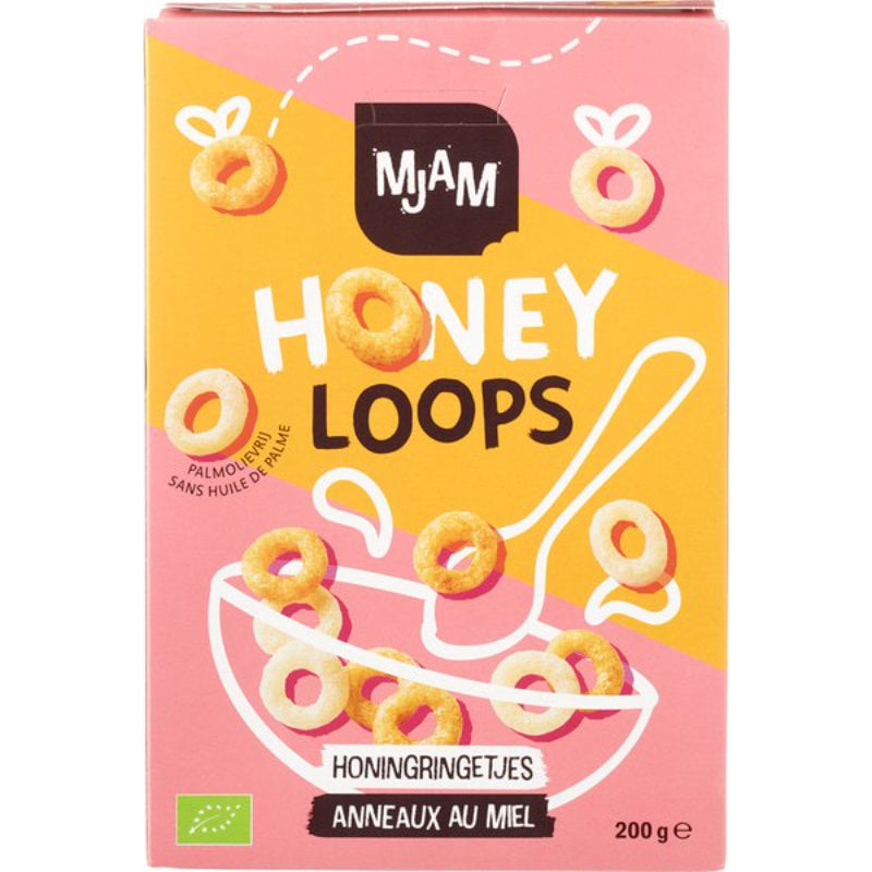 MJAM Organic Honey Loops, 200g