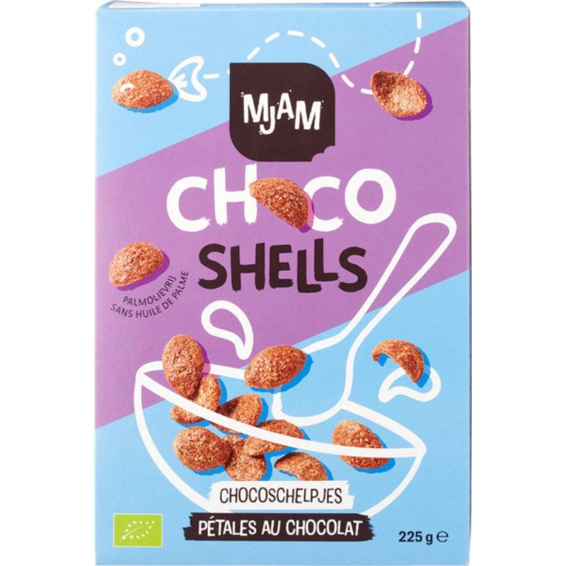 MJAM Organic Choco Shells, 225g