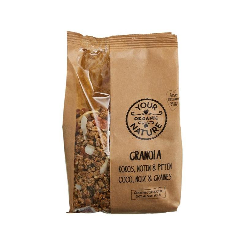 Your Organic Nature Granola Coconut, Nuts & Seeds, 375g