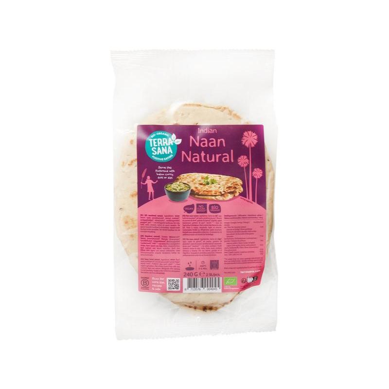 TerraSana Plain Naan, 2x120g