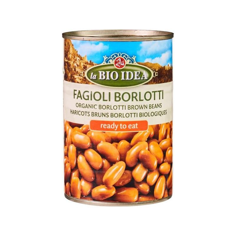 La Bio Idea Borlotti Brown Bean, 400g