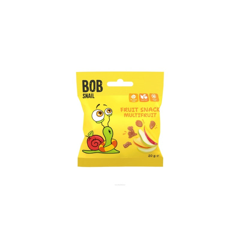Bob Snail No Added Sugar Fruit Snack Multifruit, 20g