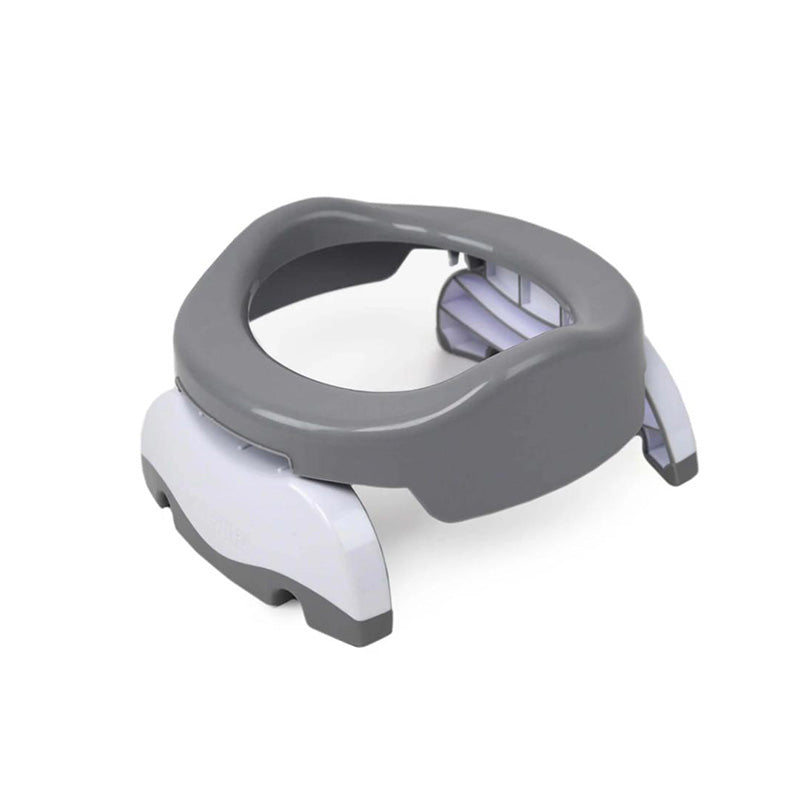 Potette Plus 2-in-1 Potty and Toilet Training Seat, Grey & White
