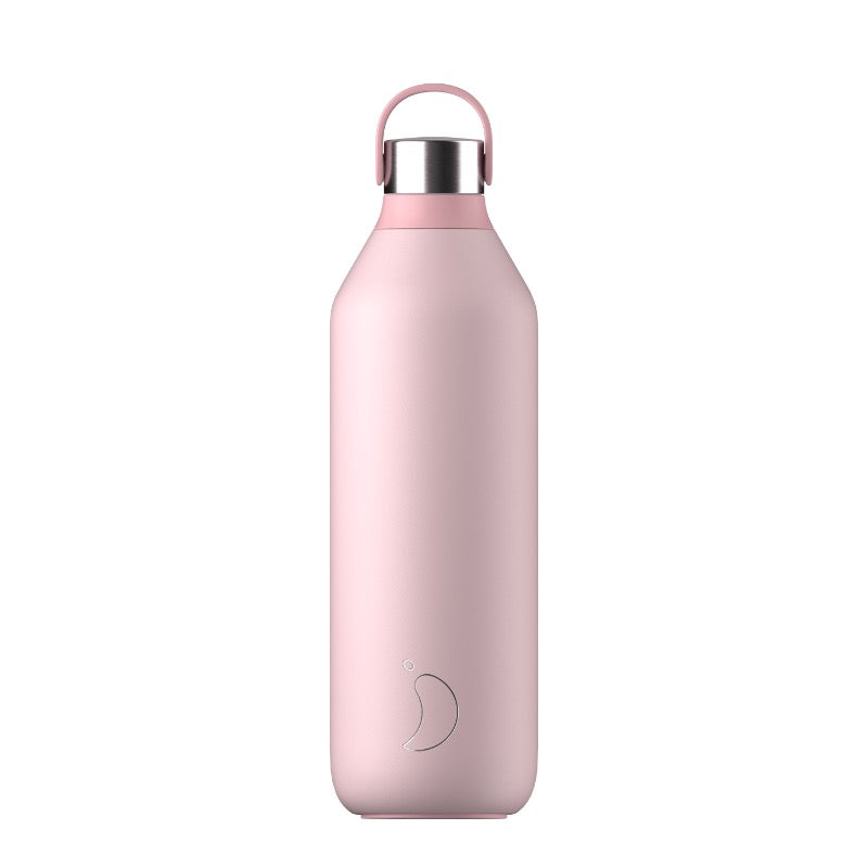 Chilly's Reusable Water Bottle Series 2 Blush Pink, 1l
