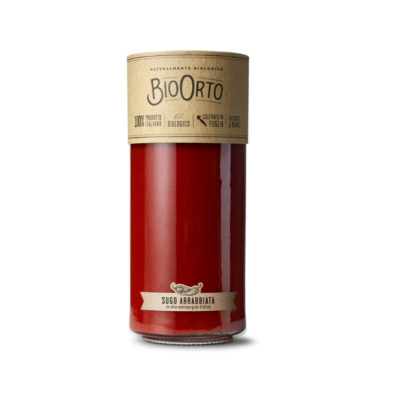 BioOrto Organic Tomato Sauce Arrabbiata, 580ml