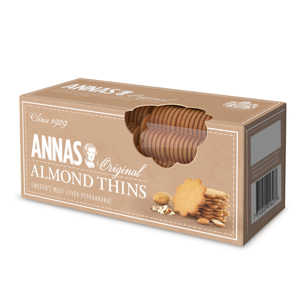 Annas Original Thins Almond, 150g