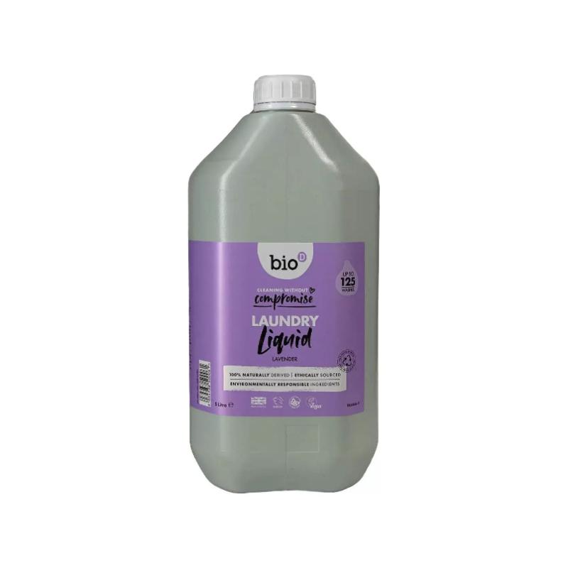 Bio D Laundry Liquid Non Bio Lavander, 5Lt