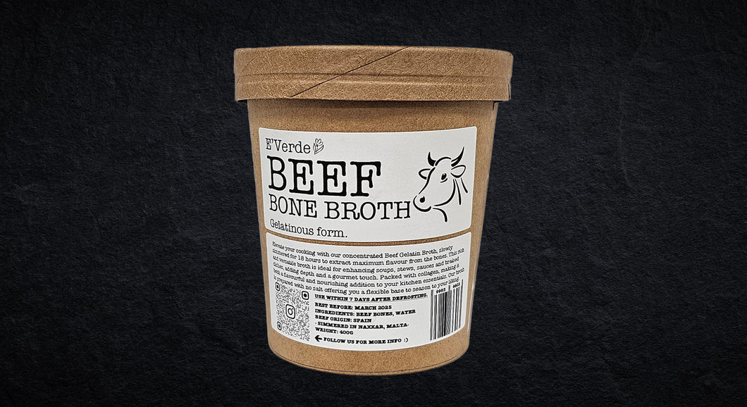 E'Verde Beef Bone Broth, 400g