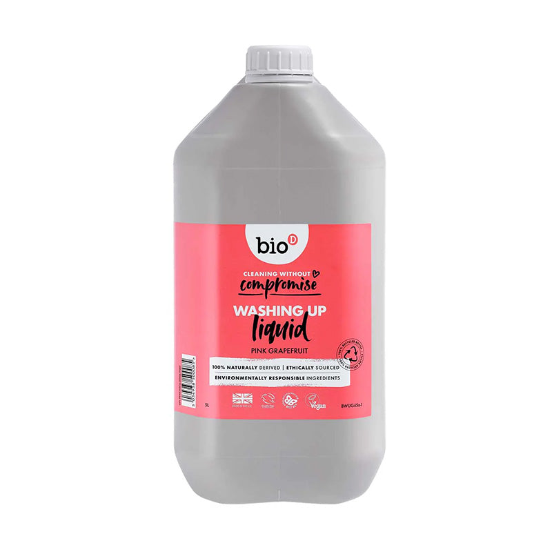 Bio D Washing Up Liquid Pink Graperfruit, 5lt