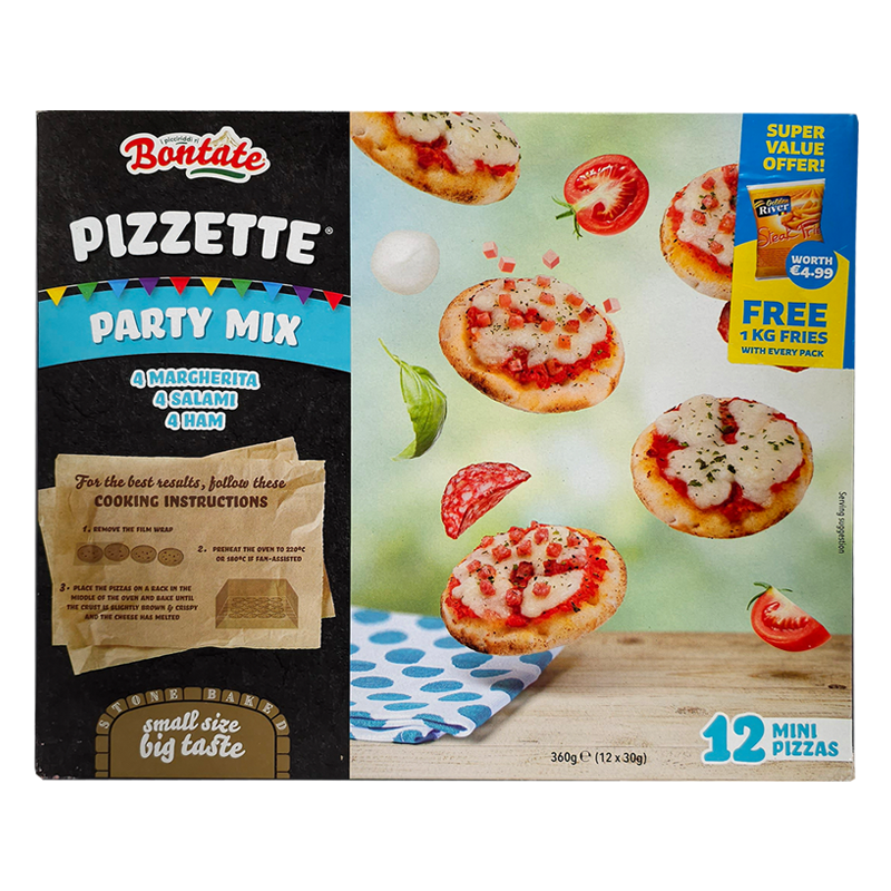 Bontate Pizzette Party Mix, 360g