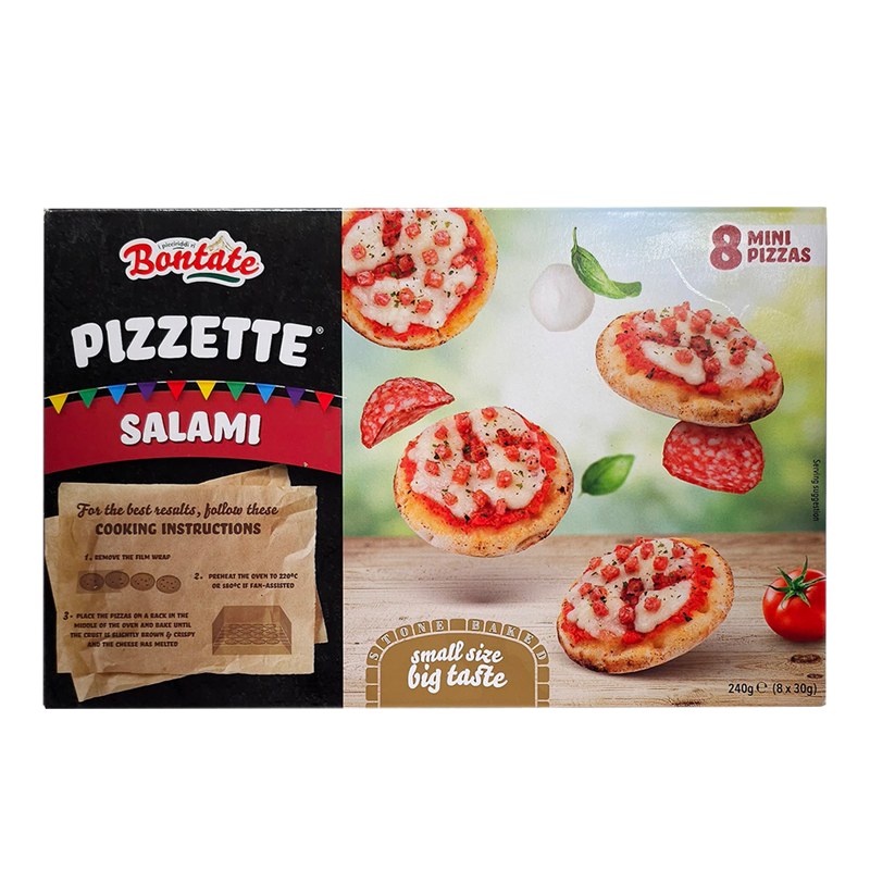 Bontate Pizzette Salami, 240g