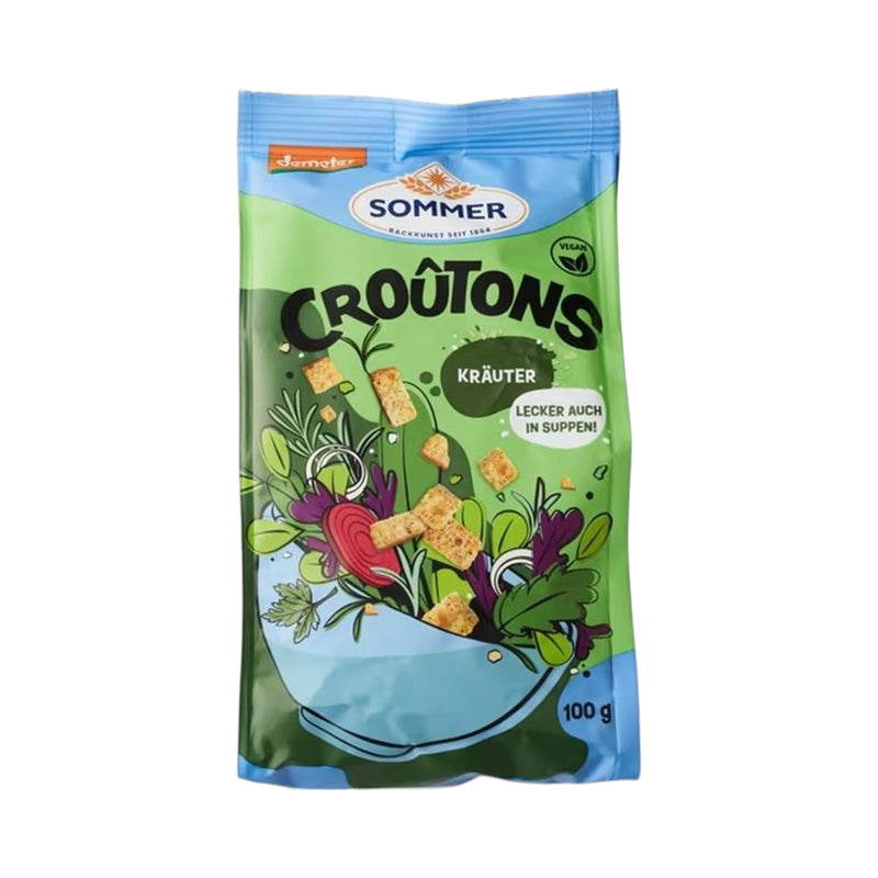 Sommer Organic Croutons Herbs, 100g