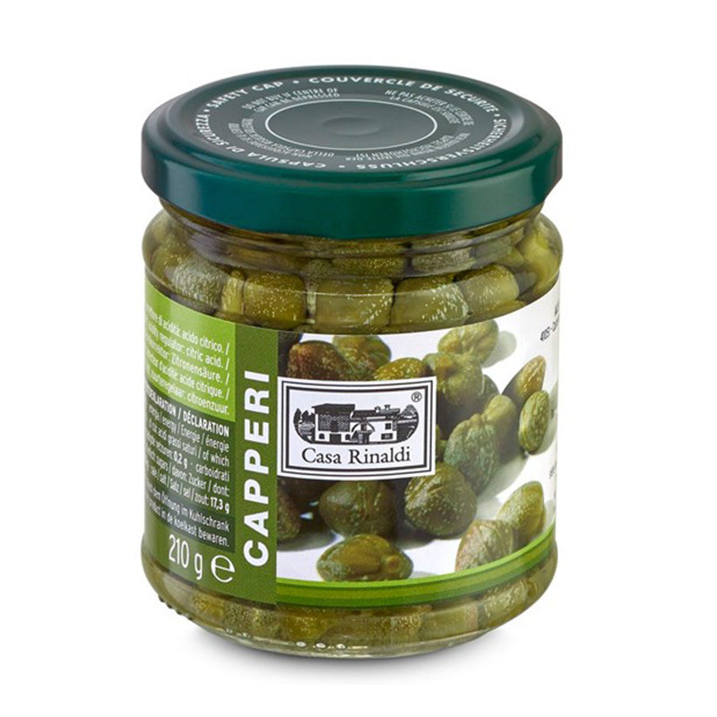 Casa Rinaldi Capers In Vinegar, 210g