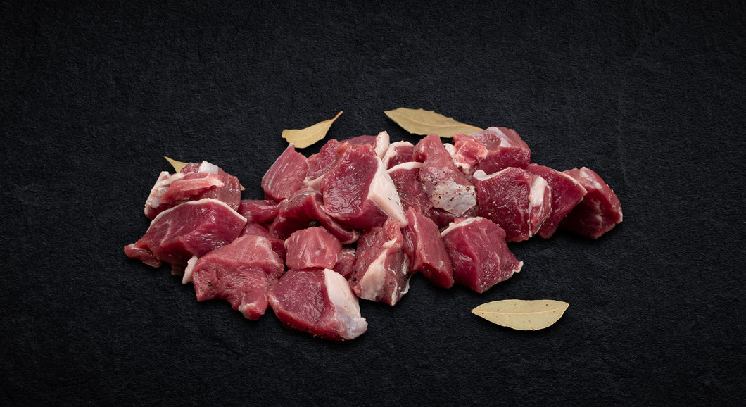 Fresh Charolais Beef Sirloin Diced, 500g