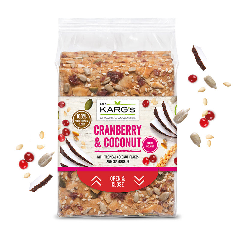 Dr Karg's Cranberry & Coconut Flatbread, 200g