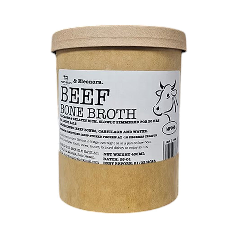 E'Verde Hand Made Beef Bone Broth, 400g
