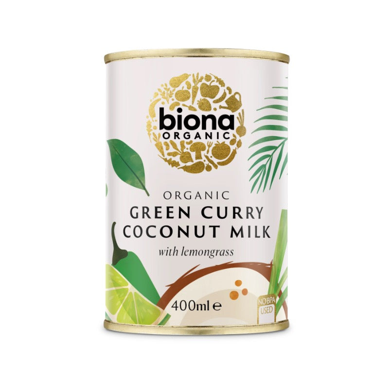 Biona Green Curry Coconut Milk, 400ml