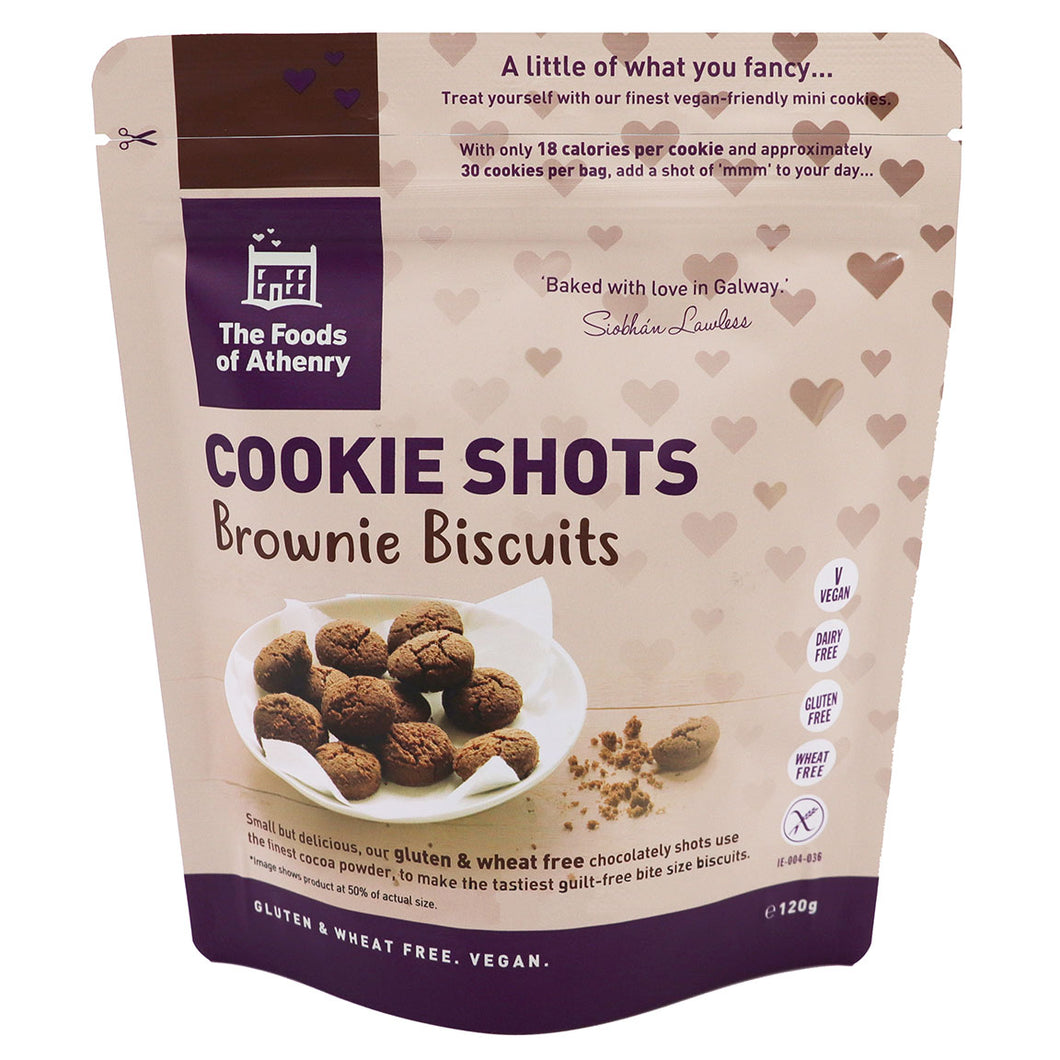 The Foods of Athenry Cookie Shots Brownie Biscuits 100g