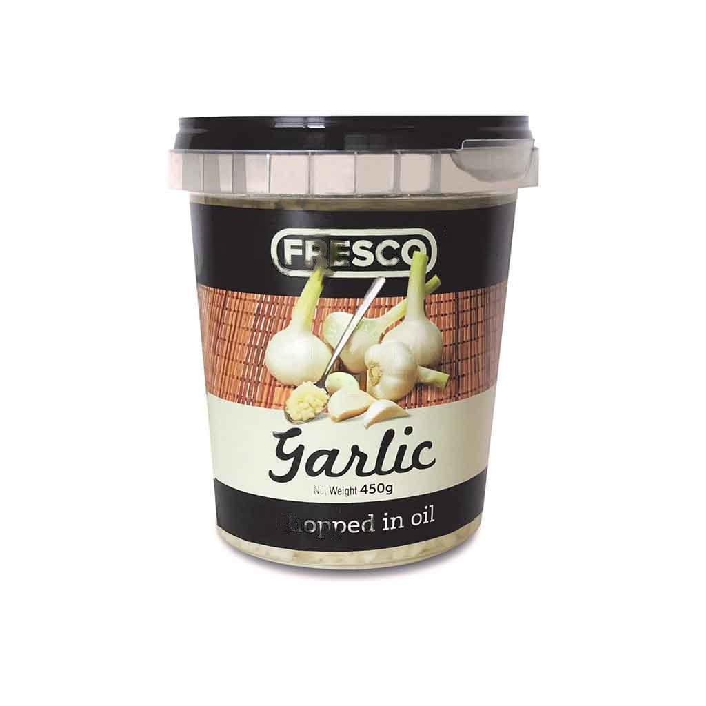 Fresco Garlic Chopped in Oil, 450g