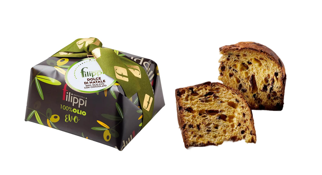 Filippi Panettone 100% Olive Oil & Chocolate, 1kg