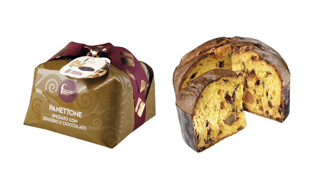 Filippi Panettone Ginger & Chocolate, 1Kg